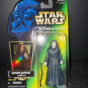 Star Wars The Power of the Force Emperor Palpatine Action Figure Holograph 1996